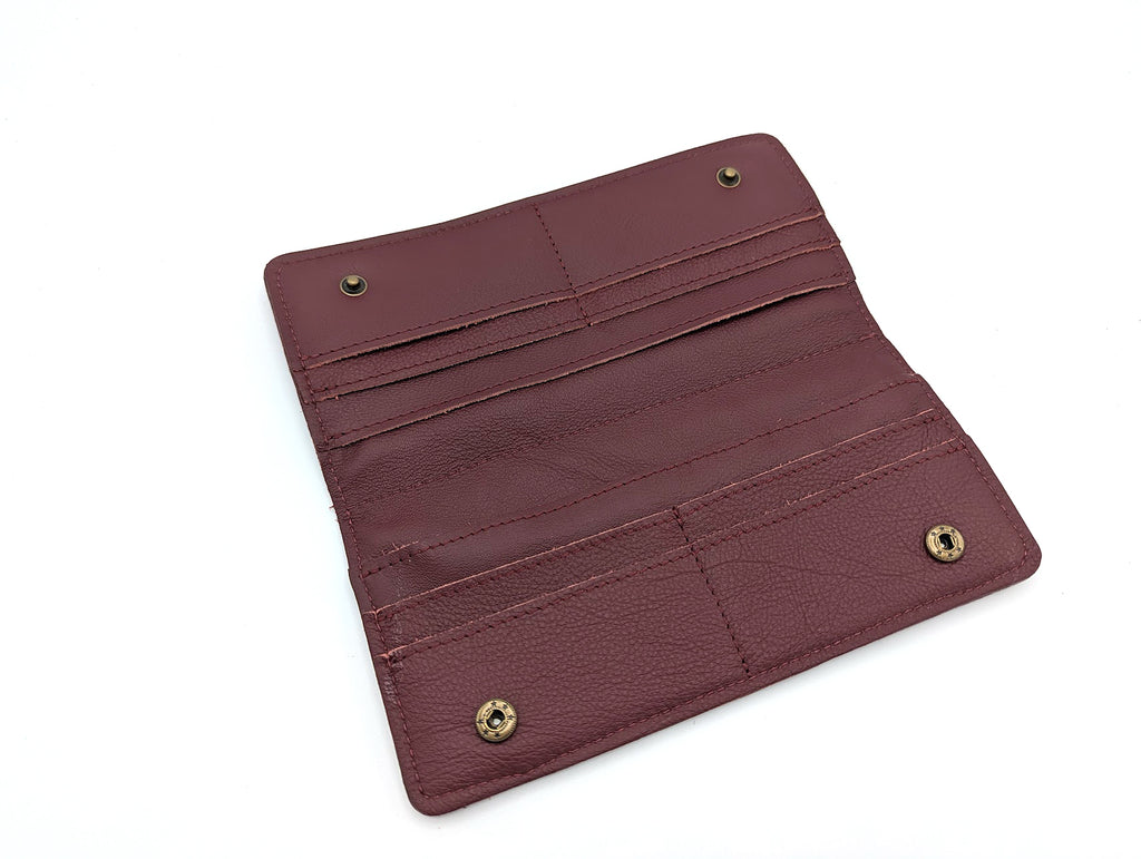 Mariclaro Long Wallet - Burgundy