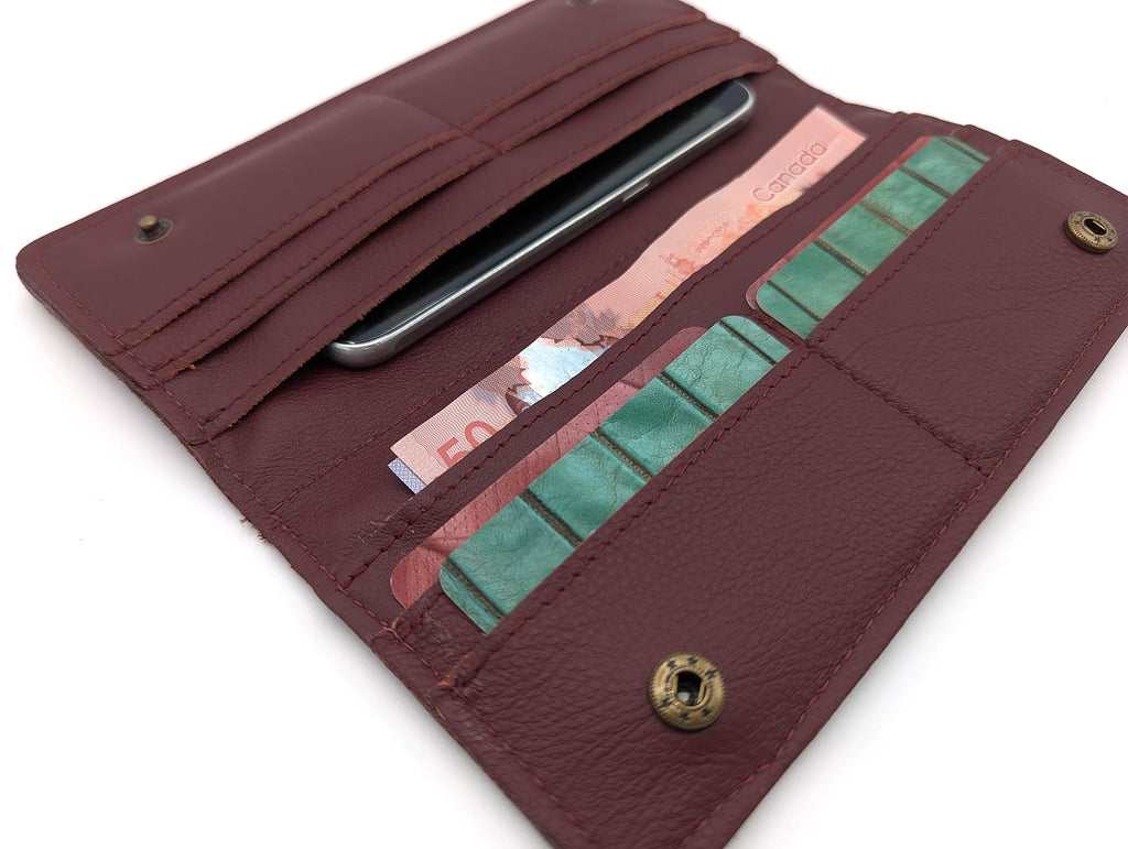 Mariclaro Long Wallet - Burgundy